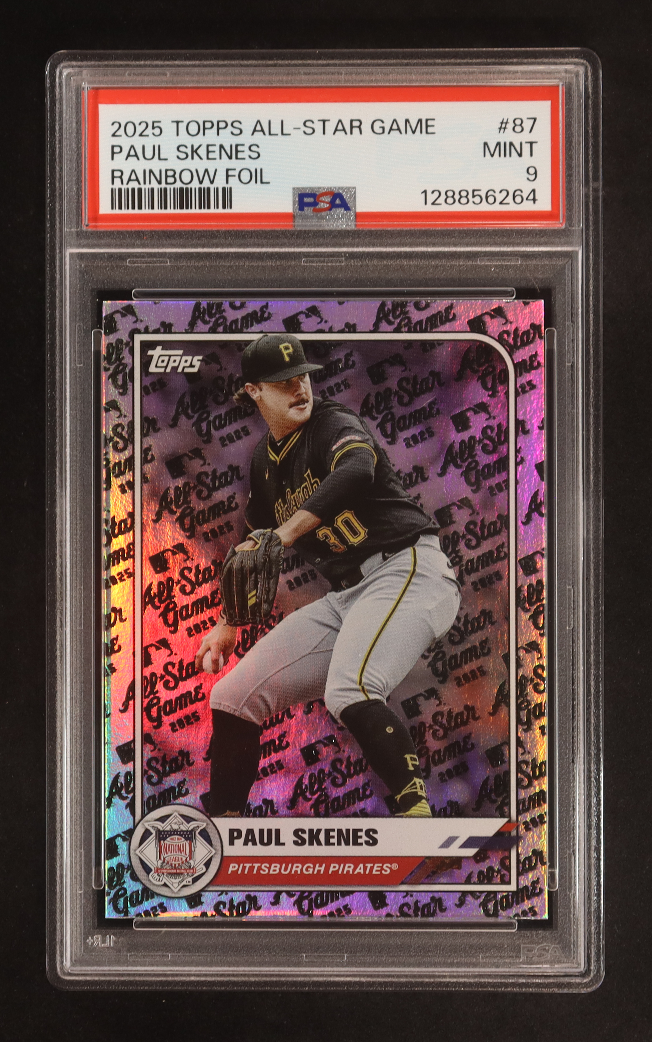 Paul Skenes 2025 Topps All-Star Game Rainbow Foil #87 (PSA 9) at PristineAuction.com Paul Skenes 2025 Topps All-Star Game Rainbow Foil #87 (PSA 9) at PristineAuction.com