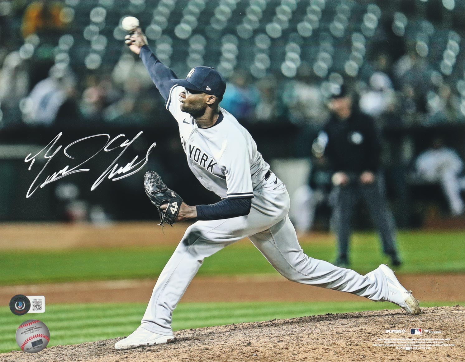 Domingo German Signed Yankees 11x14 Photo (Beckett) at PristineAuction.com Domingo German Signed Yankees 11x14 Photo (Beckett) at PristineAuction.com