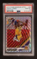 LeBron James 2019-20 Donruss Optic Fanatics Box Set #60 (PSA 10) at PristineAuction.com