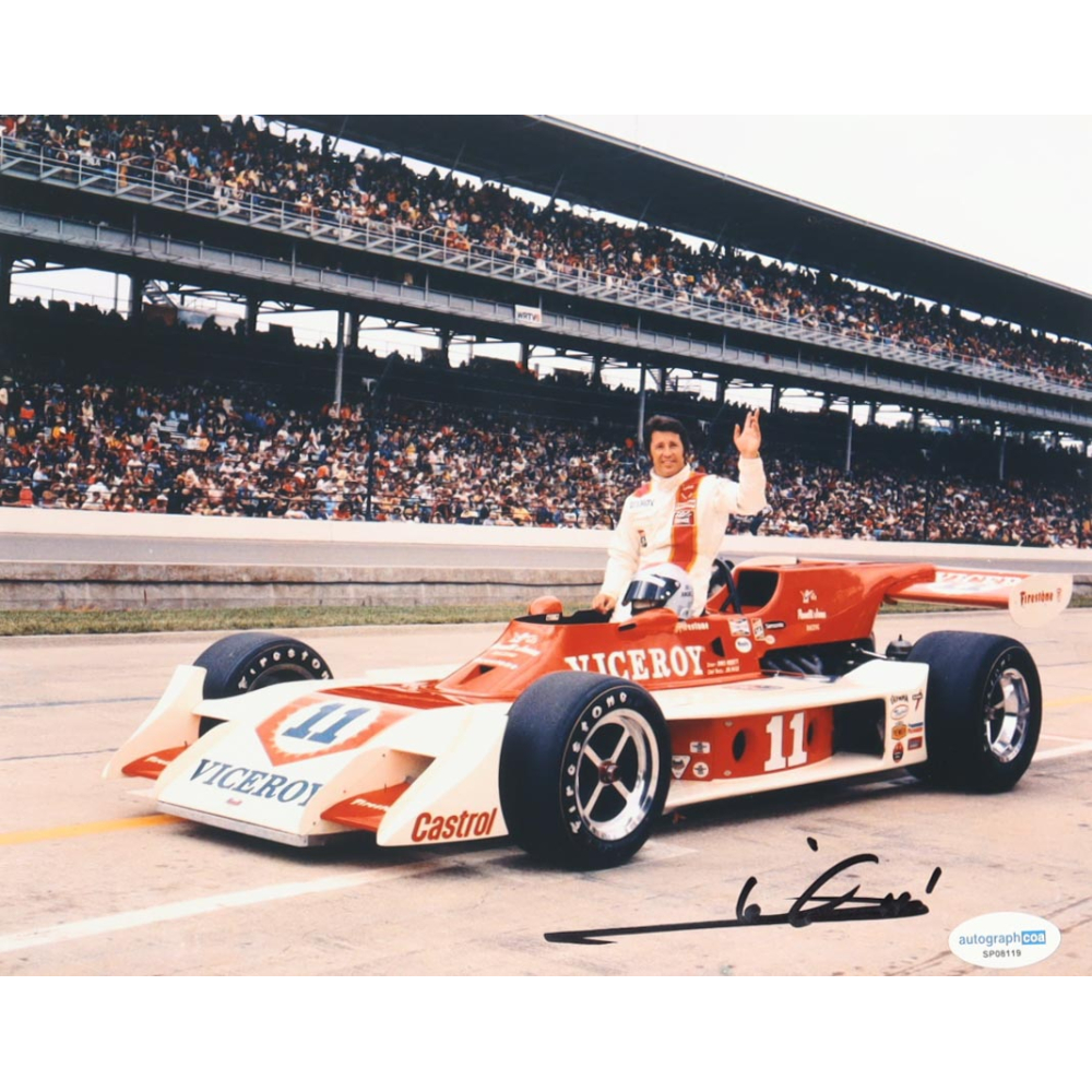 Mario Andretti Signed 8x10 Photo (ACOA) at PristineAuction.com