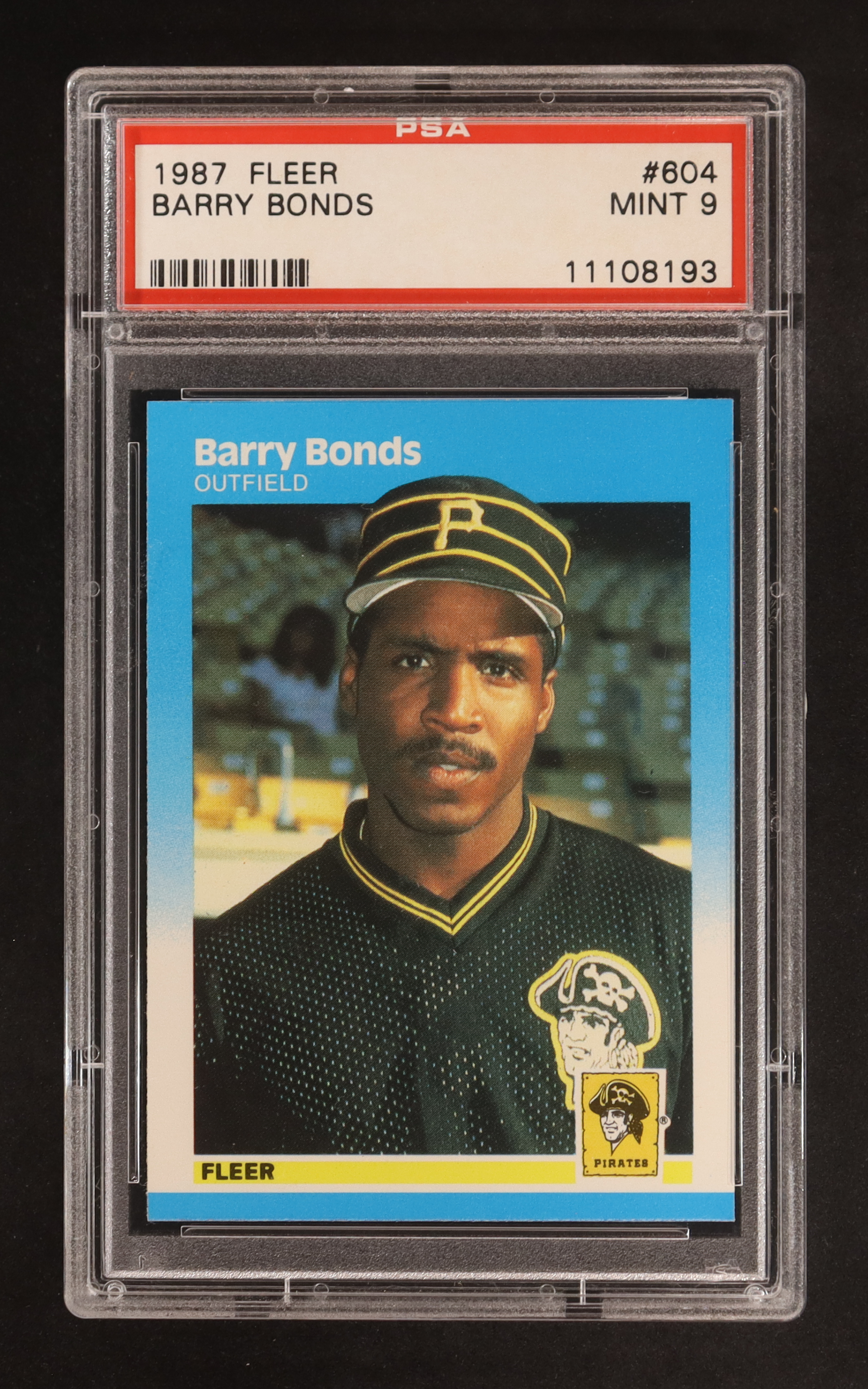 Barry Bonds 1987 Fleer #604 RC (PSA 9) at PristineAuction.com Barry Bonds 1987 Fleer #604 RC (PSA 9) at PristineAuction.com
