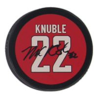 Mike Knuble Signed Flyers Logo Hockey Puck (JSA) at PristineAuction.com