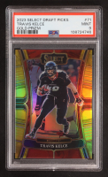 Travis Kelce 2023 Select Draft Picks Prizms Gold #71 #01/10 (PSA 9) at PristineAuction.com