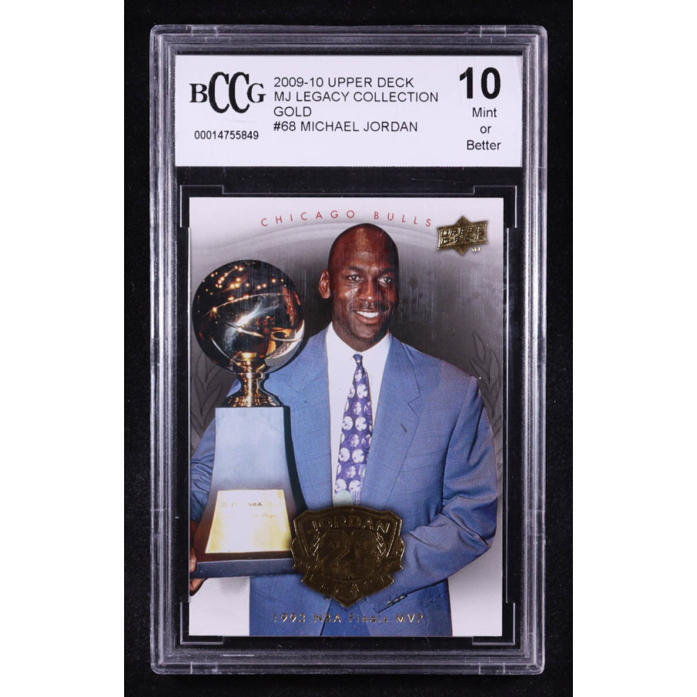 Michael Jordan 2009-10 Upper Deck MJ Legacy Collection Gold #68 (BCCG 10) at PristineAuction.com