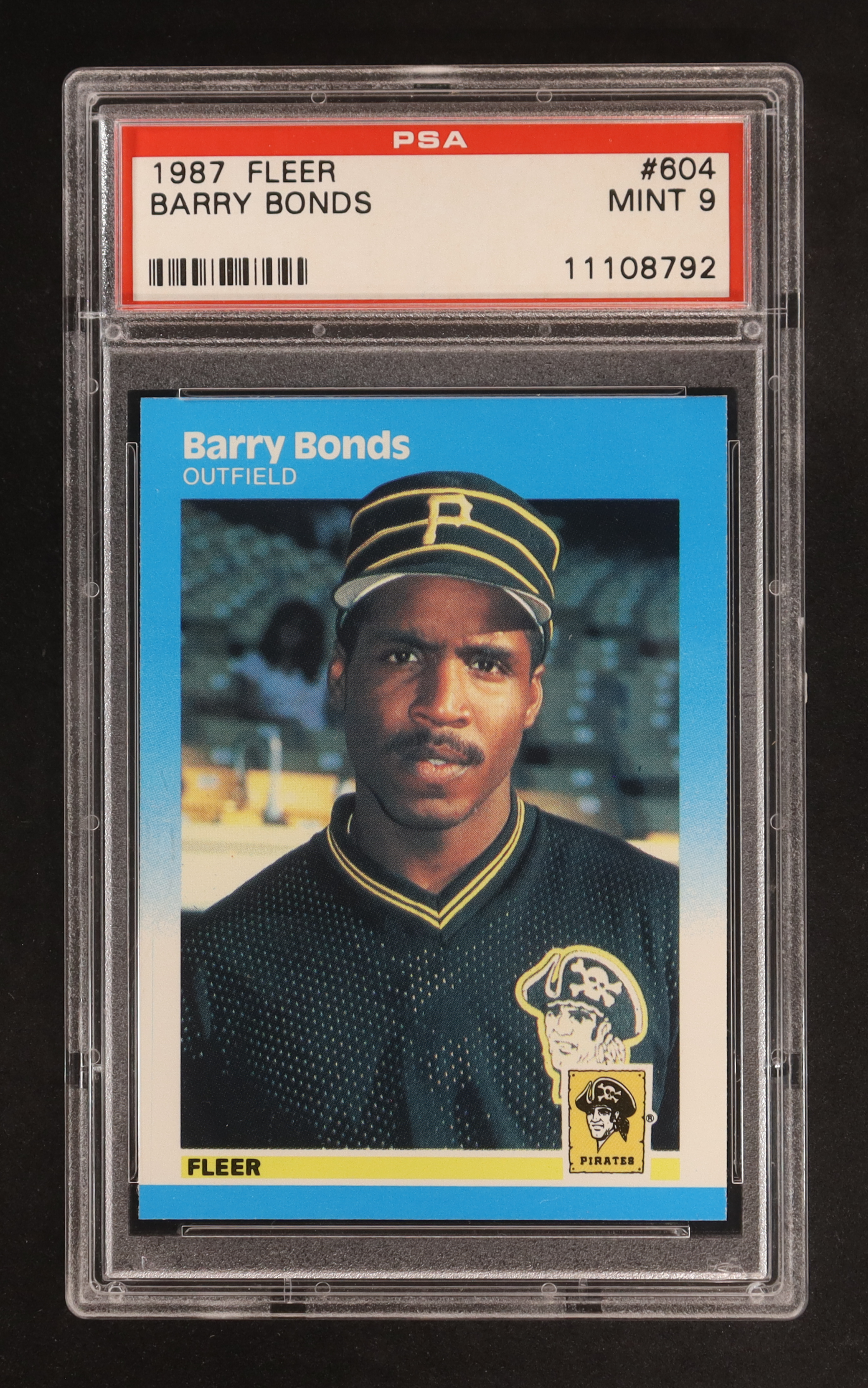 Barry Bonds 1987 Fleer #604 RC (PSA 9) at PristineAuction.com Barry Bonds 1987 Fleer #604 RC (PSA 9) at PristineAuction.com