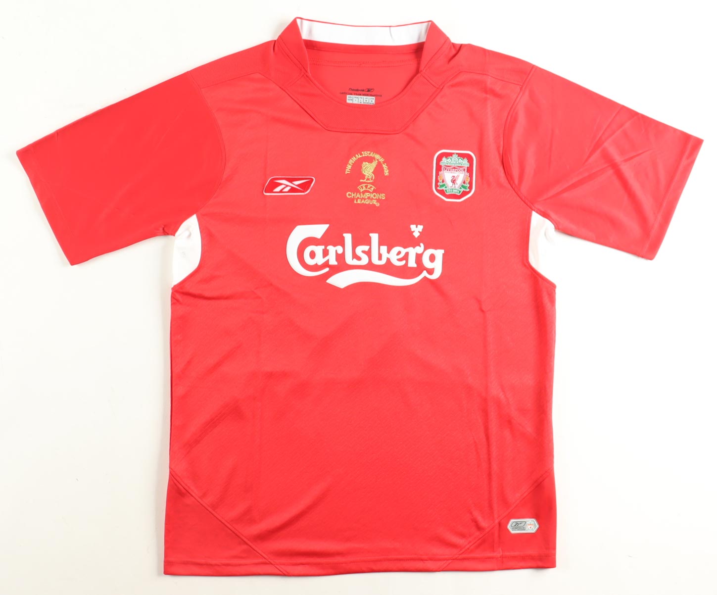 Steven Gerrard Signed Liverpool F.C. Reebok Authentic Jersey (Beckett) at PristineAuction.com Steven Gerrard Signed Liverpool F.C. Reebok Authentic Jersey (Beckett) at PristineAuction.com