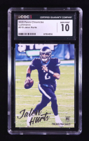 Jalen Hurts 2020 Panini Luminance #210 RC / CHRONICLES (CGC 10) at PristineAuction.com