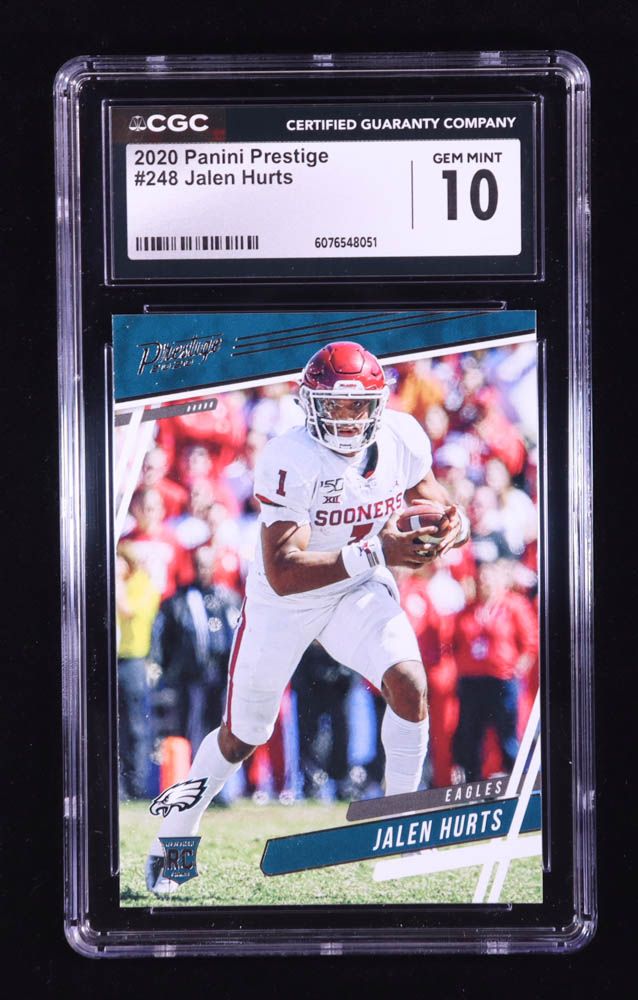 Jalen Hurts 2020 Prestige #248 RC (CGC 10) at PristineAuction.com Jalen Hurts 2020 Prestige #248 RC (CGC 10) at PristineAuction.com