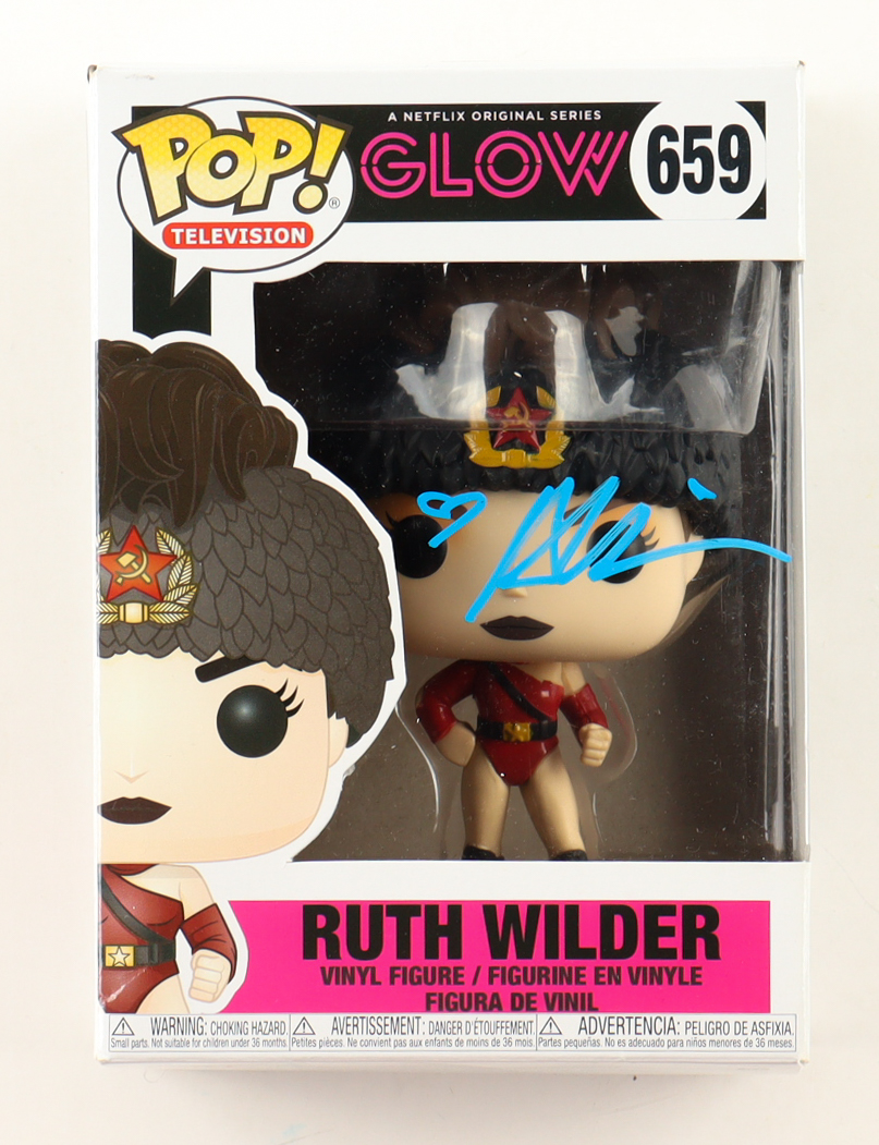 Alison Brie Signed "GLOW" #659 Ruth Wilder Funko Pop! Vinyl Figure (Beckett) at PristineAuction.com Alison Brie Signed "GLOW" #659 Ruth Wilder Funko Pop! Vinyl Figure (Beckett) at PristineAuction.com