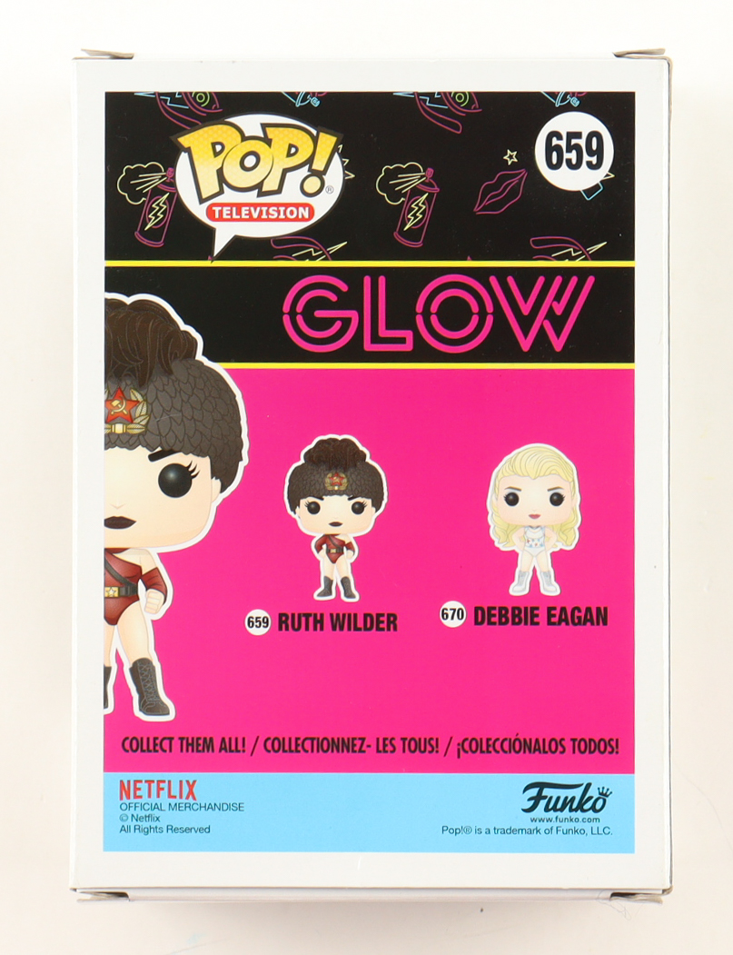 Alison Brie Signed "GLOW" #659 Ruth Wilder Funko Pop! Vinyl Figure (Beckett) at PristineAuction.com Alison Brie Signed "GLOW" #659 Ruth Wilder Funko Pop! Vinyl Figure (Beckett) at PristineAuction.com