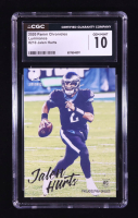 Jalen Hurts 2020 Panini Luminance #210 RC / CHRONICLES (CGC 10) at PristineAuction.com