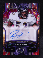 Ray Lewis 2024 Topps Resurgence Resurgence Signatures Pink Power Surge #RSRL #06/10 at PristineAuction.com
