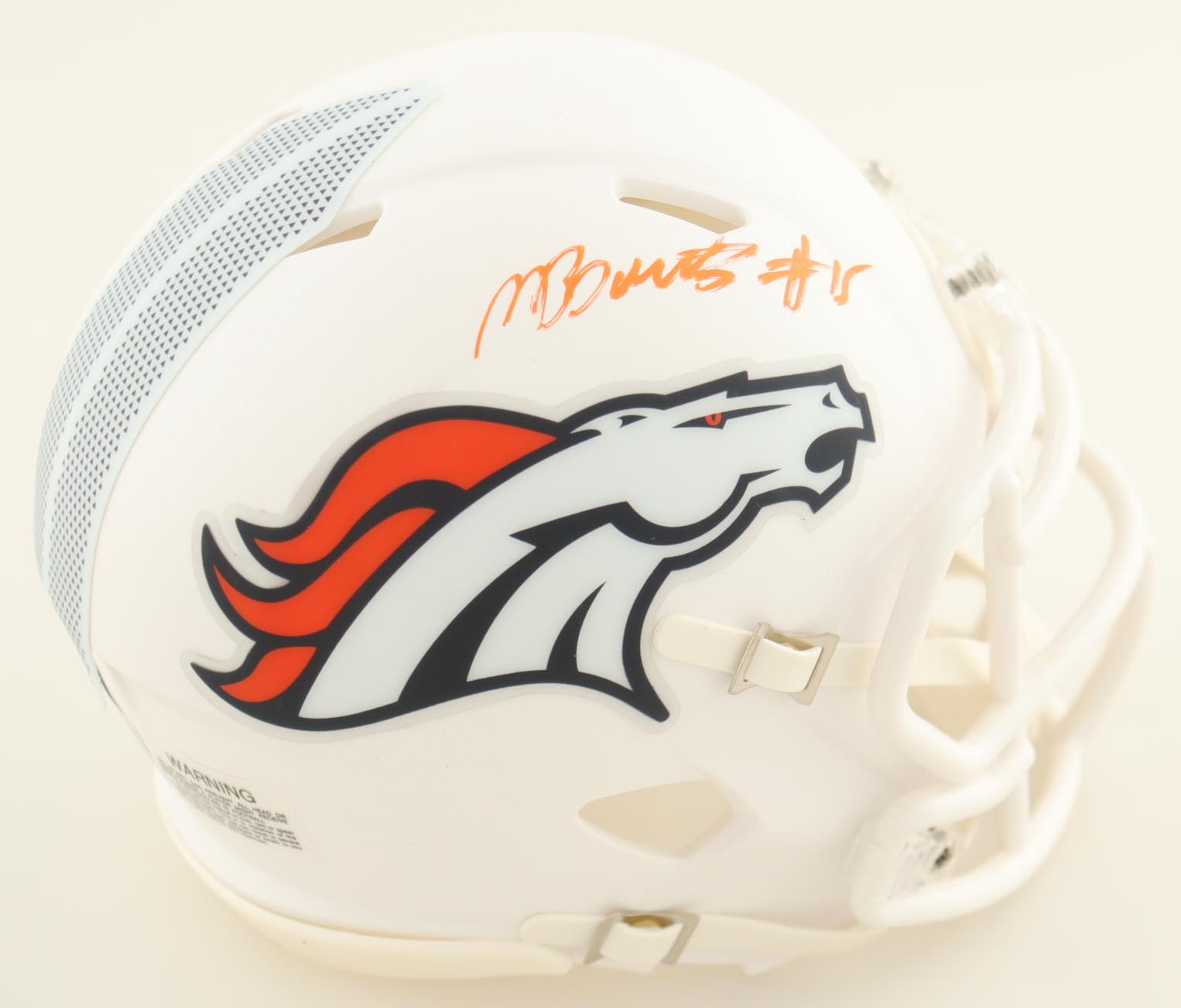 Nik Bonitto Signed Broncos Alternate Speed Mini Helmet (Beckett) at PristineAuction.com Nik Bonitto Signed Broncos Alternate Speed Mini Helmet (Beckett) at PristineAuction.com