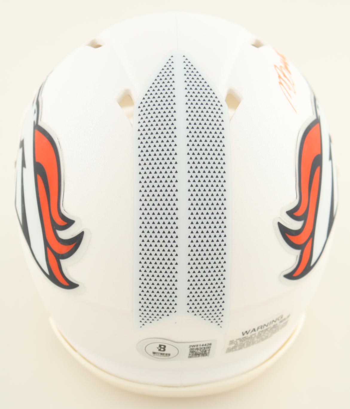 Nik Bonitto Signed Broncos Alternate Speed Mini Helmet (Beckett) at PristineAuction.com Nik Bonitto Signed Broncos Alternate Speed Mini Helmet (Beckett) at PristineAuction.com