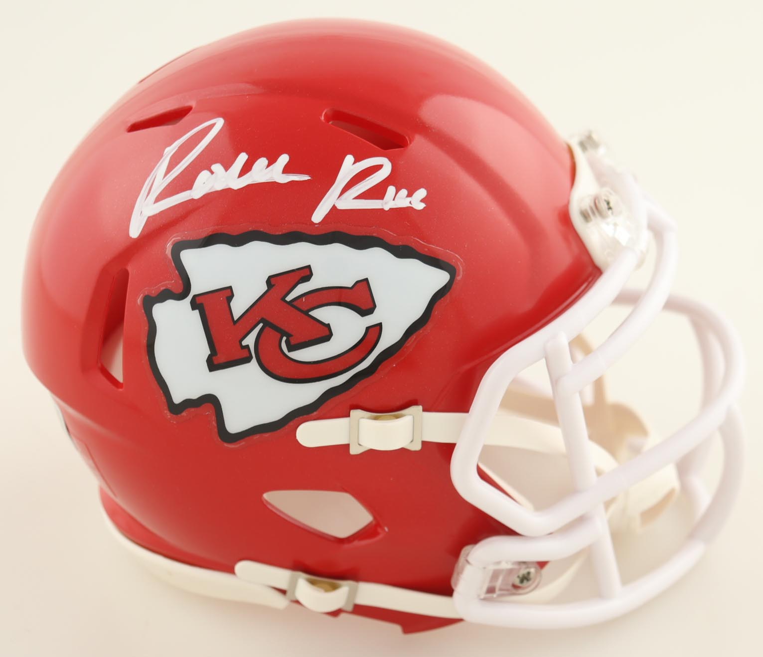 Rashee Rice Signed Chiefs Speed Mini Helmet (Beckett) at PristineAuction.com Rashee Rice Signed Chiefs Speed Mini Helmet (Beckett) at PristineAuction.com