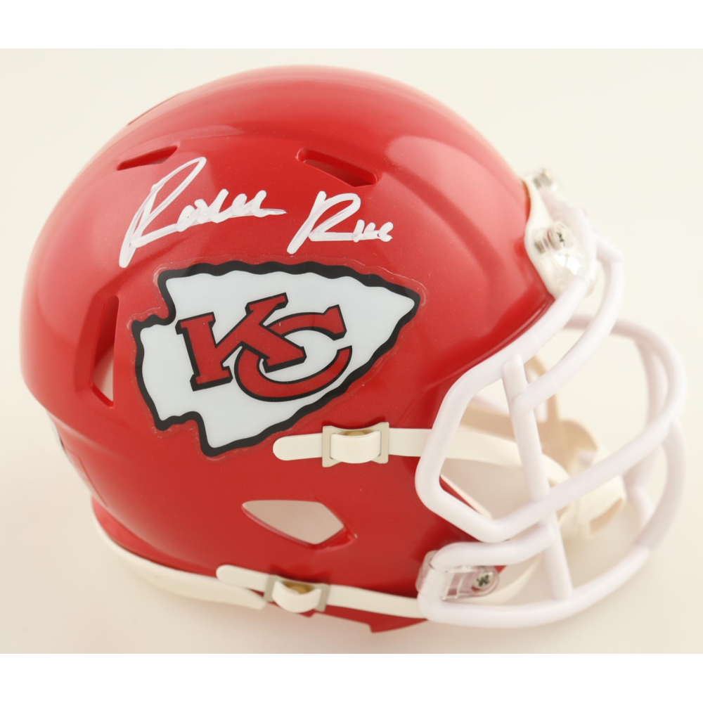 Rashee Rice Signed Chiefs Speed Mini Helmet (Beckett) at PristineAuction.com