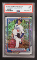 Yoshinobu Yamamoto 2024 Bowman Chrome Mega Box #36 RC (PSA 9) at PristineAuction.com