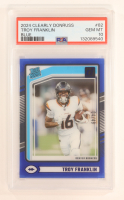 Troy Franklin 2024 Clearly Donruss Blue #82 #04/49 RR RC (PSA 10) at PristineAuction.com