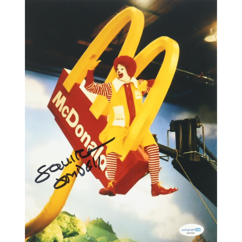 Squire Fridell Signed McDonald's 8x10 Photo (ACOA) at PristineAuction.com