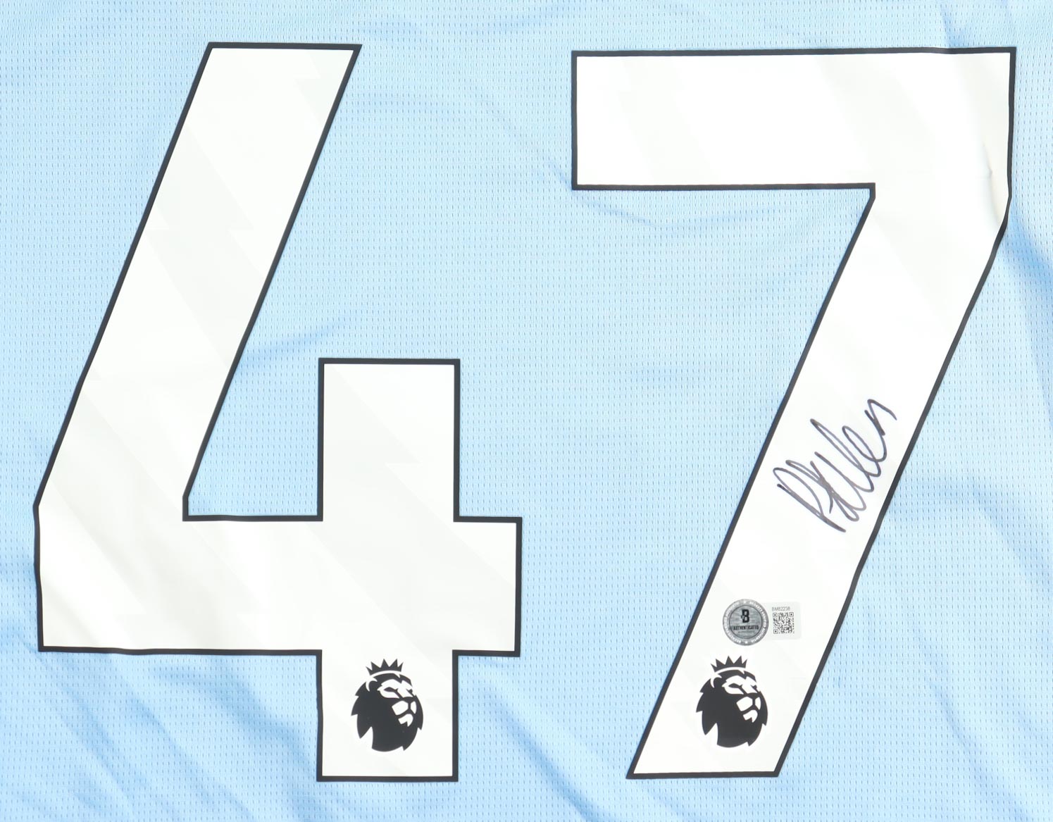 Phil Foden Signed Manchester City F. C. Puma Authentic Jersey (Beckett) at PristineAuction.com Phil Foden Signed Manchester City F. C. Puma Authentic Jersey (Beckett) at PristineAuction.com