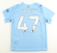 Phil Foden Signed Manchester City F. C. Puma Authentic Jersey (Beckett) at PristineAuction.com