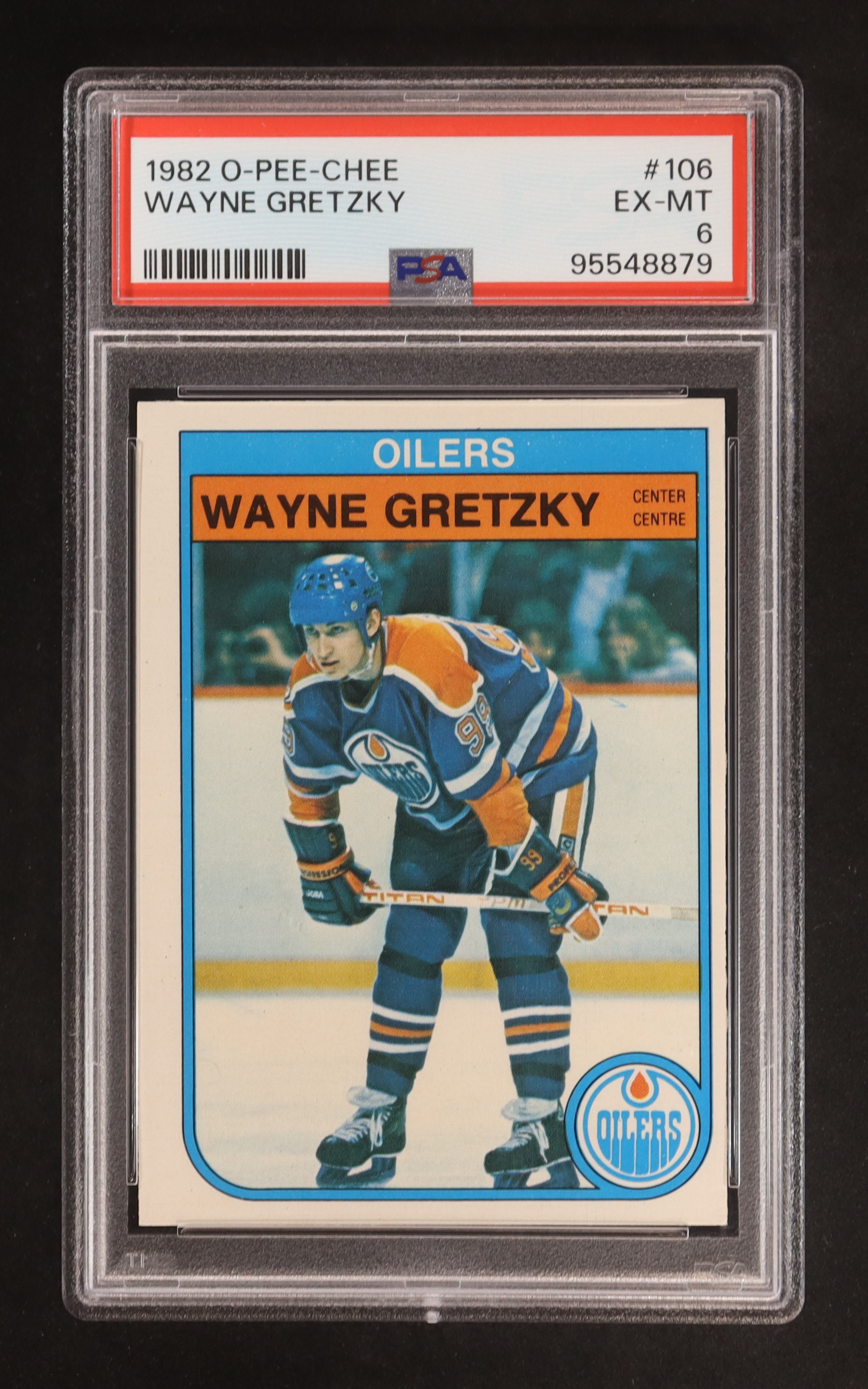 Wayne Gretzky 1982-83 O-Pee-Chee #106 (PSA 6) at PristineAuction.com Wayne Gretzky 1982-83 O-Pee-Chee #106 (PSA 6) at PristineAuction.com