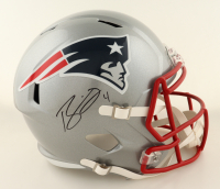 Bailey Zappe Signed Patriots Full-Size Speed Helmet (JSA) at PristineAuction.com