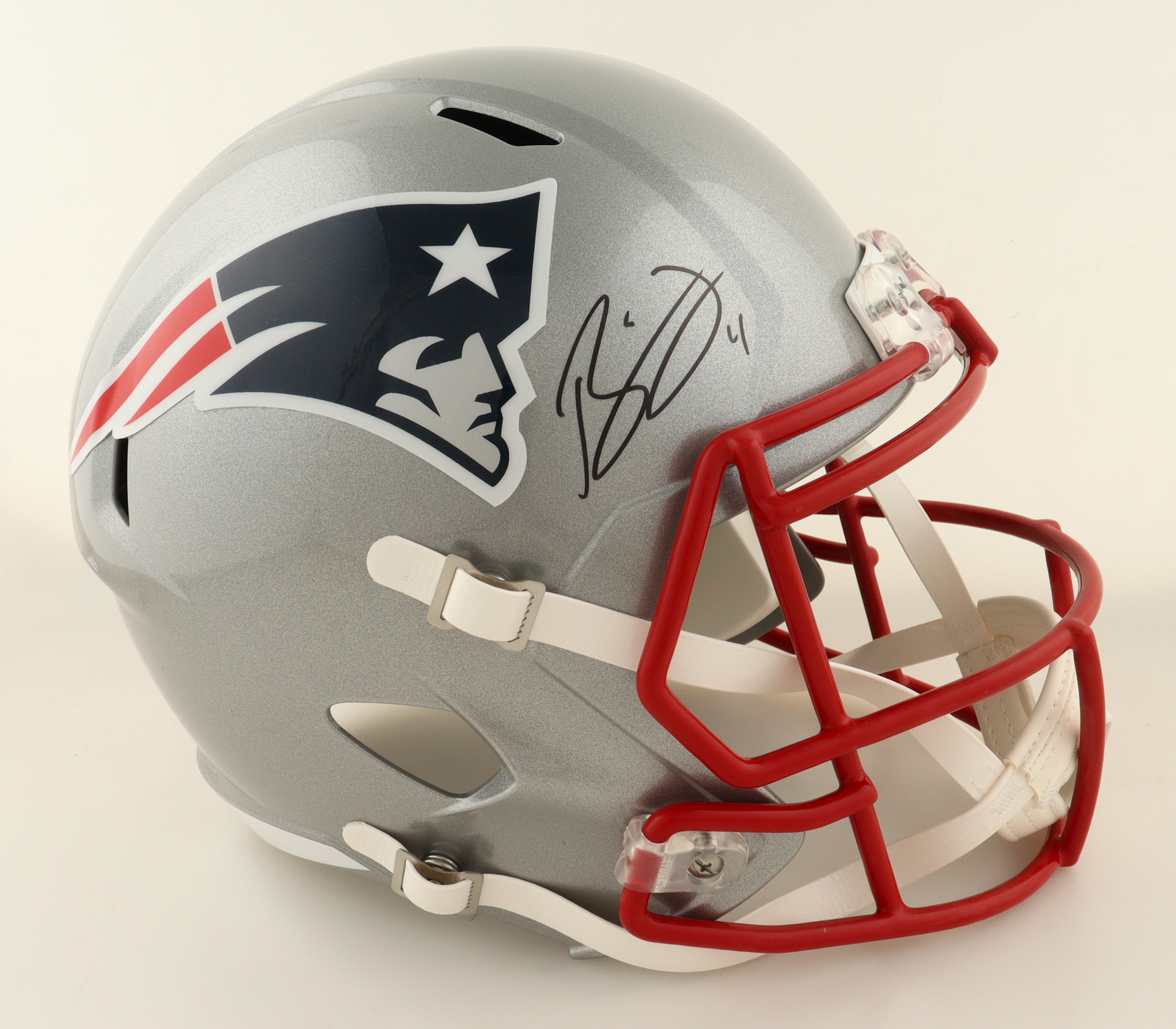 Bailey Zappe Signed Patriots Full-Size Speed Helmet (JSA) at PristineAuction.com Bailey Zappe Signed Patriots Full-Size Speed Helmet (JSA) at PristineAuction.com