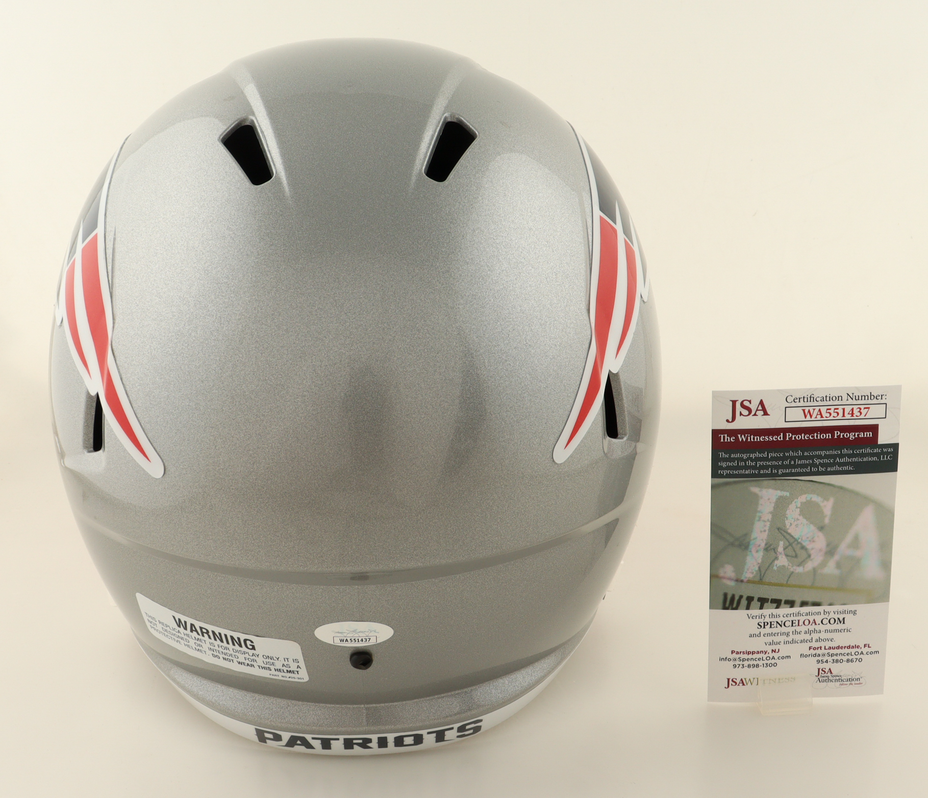 Bailey Zappe Signed Patriots Full-Size Speed Helmet (JSA) at PristineAuction.com Bailey Zappe Signed Patriots Full-Size Speed Helmet (JSA) at PristineAuction.com