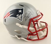 Bailey Zappe Signed Patriots Full-Size Speed Helmet (JSA) at PristineAuction.com