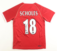 Paul Scholes Signed Manchester United F.C. Nike Authentic Jersey (Beckett) at PristineAuction.com