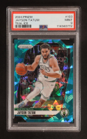 Jayson Tatum 2024-25 Panini Prizm Prizms Teal Ice #103 #126/225 (PSA 9) at PristineAuction.com