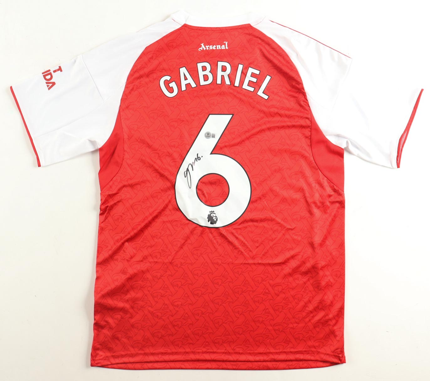 Gabriel Magalhaes Signed Arsenal F.C. Adidas Authentic Jersey (Beckett) at PristineAuction.com Gabriel Magalhaes Signed Arsenal F.C. Adidas Authentic Jersey (Beckett) at PristineAuction.com