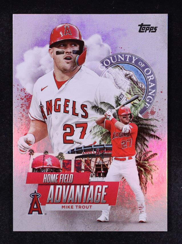 Mike Trout 2025 Topps Home Field Advantage #HA6 at PristineAuction.com Mike Trout 2025 Topps Home Field Advantage #HA6 at PristineAuction.com
