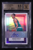 Jayson Tatum 2017-18 Panini Status Freshman Signatures Auto #FS-JTG RC (BGS 9.5 | Autograph Graded BGS 10) at PristineAuction.com