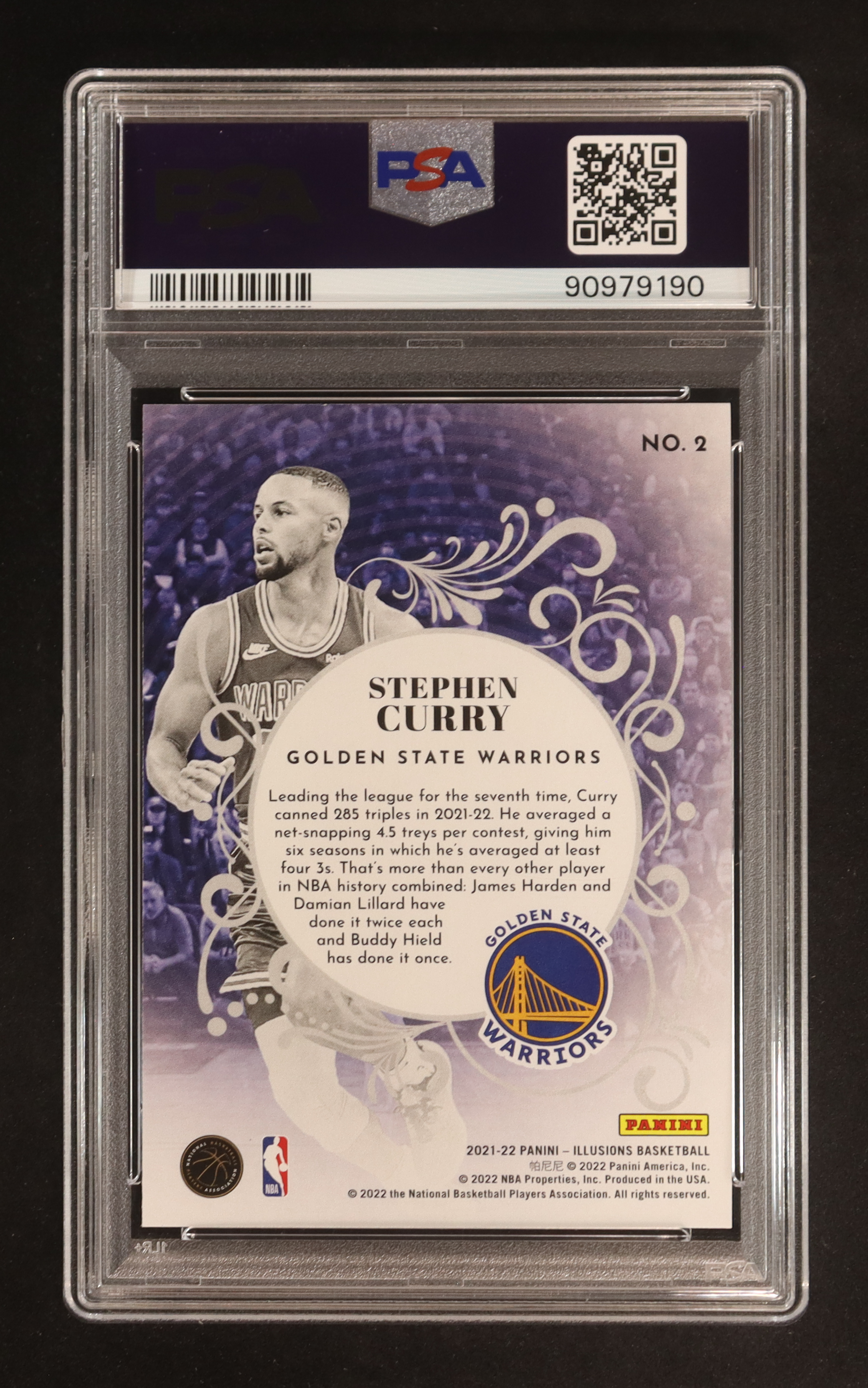 Stephen Curry 2021-22 Panini Illusions King of Cards #2 (PSA 10) at PristineAuction.com Stephen Curry 2021-22 Panini Illusions King of Cards #2 (PSA 10) at PristineAuction.com
