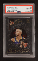 Stephen Curry 2021-22 Panini Illusions King of Cards #2 (PSA 10) at PristineAuction.com