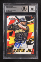 Fernando Tatis Jr. Signed 2022 Topps Fire #102 (BGS | Auto 10) at PristineAuction.com