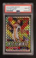 Stephen Curry 2019-20 Panini Mosaic In It to Win It #4 (PSA 10) at PristineAuction.com