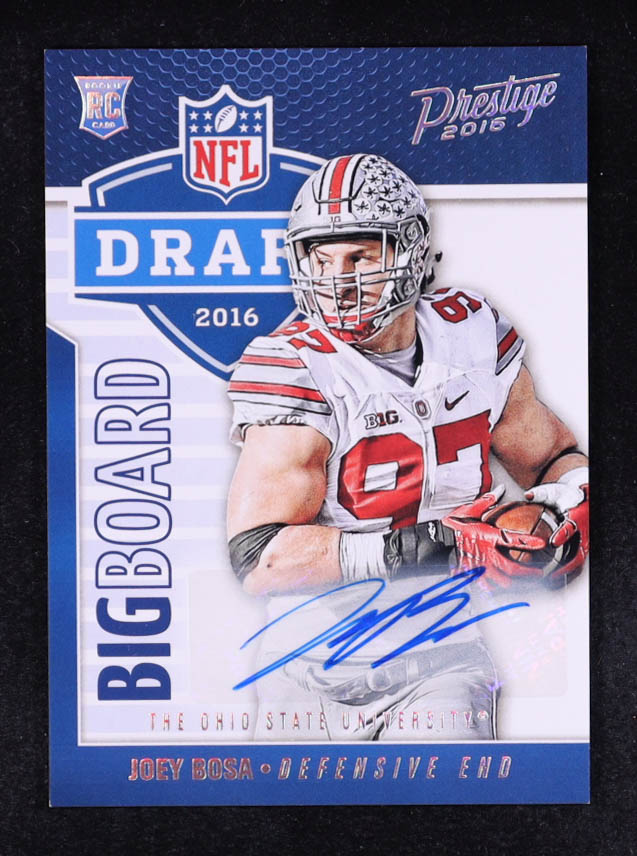 Joey Bosa 2016 Prestige Draft Big Board Ink #12 #087/100 RC at PristineAuction.com Joey Bosa 2016 Prestige Draft Big Board Ink #12 #087/100 RC at PristineAuction.com