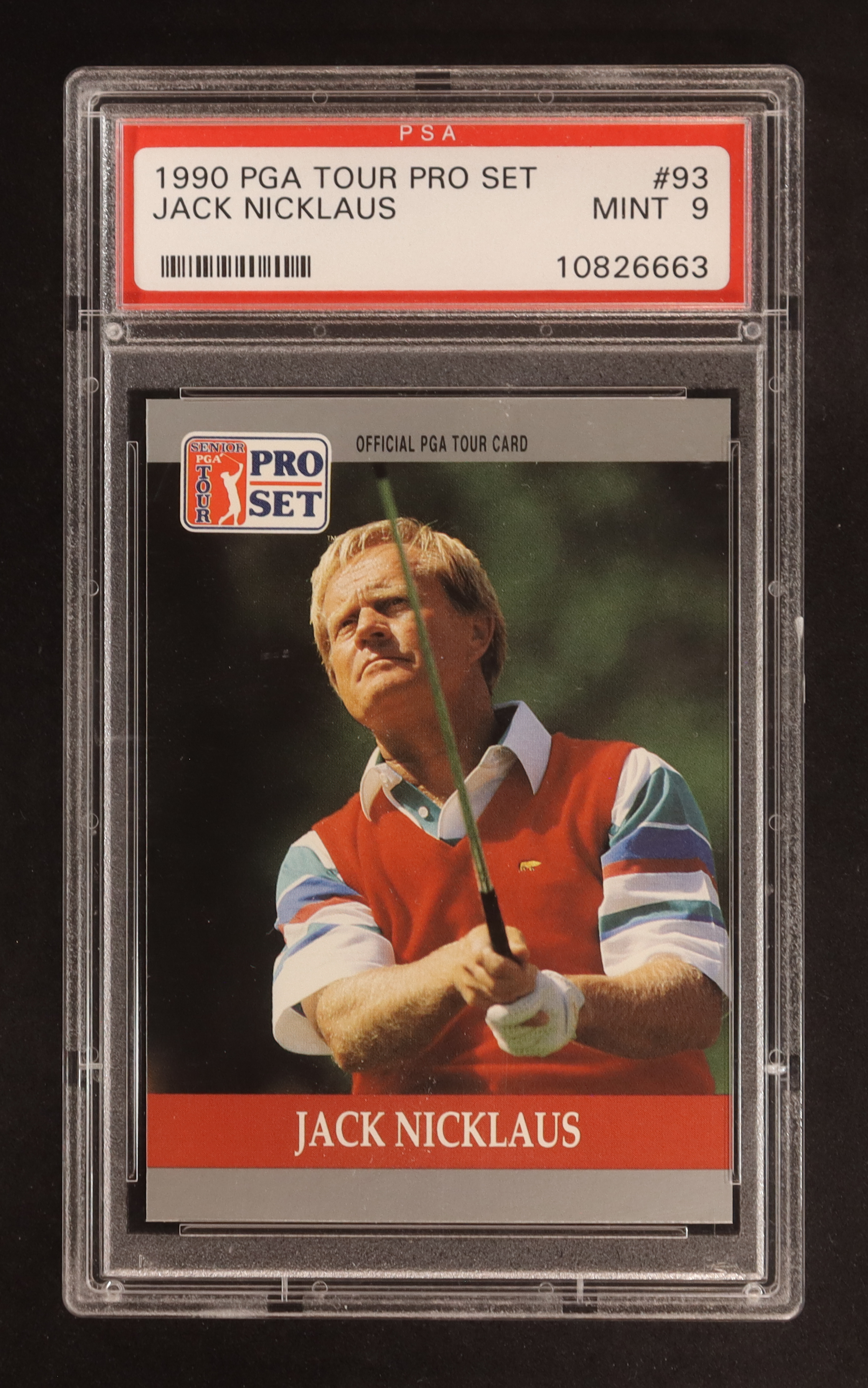 Jack Nicklaus 1990 Pro Set #93 (PSA 9) at PristineAuction.com Jack Nicklaus 1990 Pro Set #93 (PSA 9) at PristineAuction.com