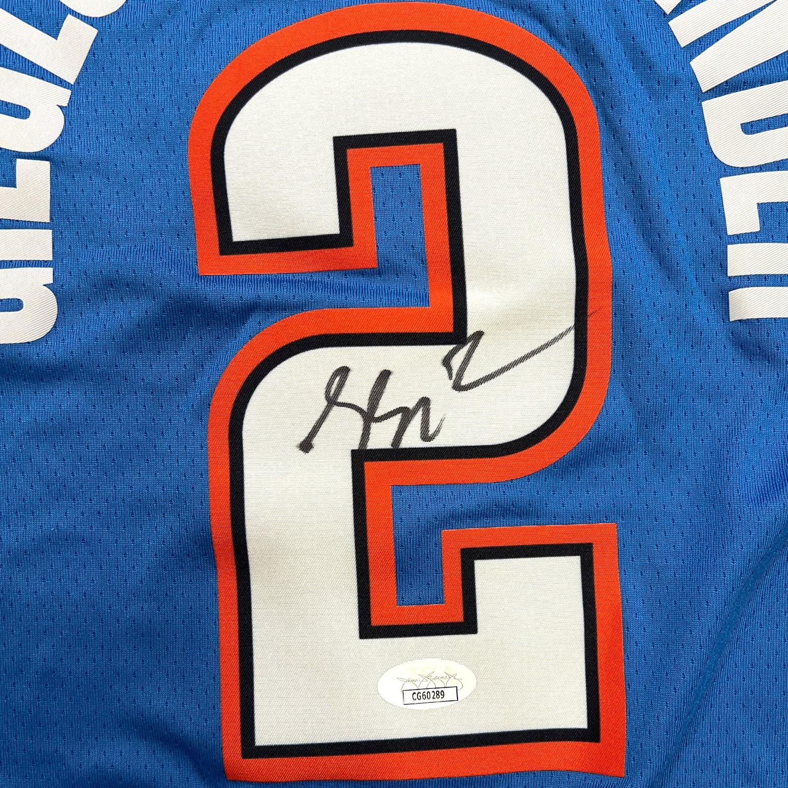 Shai Gilgeous-Alexander Signed Thunder Nike Authentic Jersey (JSA) at PristineAuction.com Shai Gilgeous-Alexander Signed Thunder Nike Authentic Jersey (JSA) at PristineAuction.com