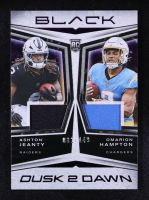 Omarion Hampton / Ashton Jeanty 2025 Panini Black Dusk 2 Dawn Jerseys Royal #6 #082/149 RC at PristineAuction.com