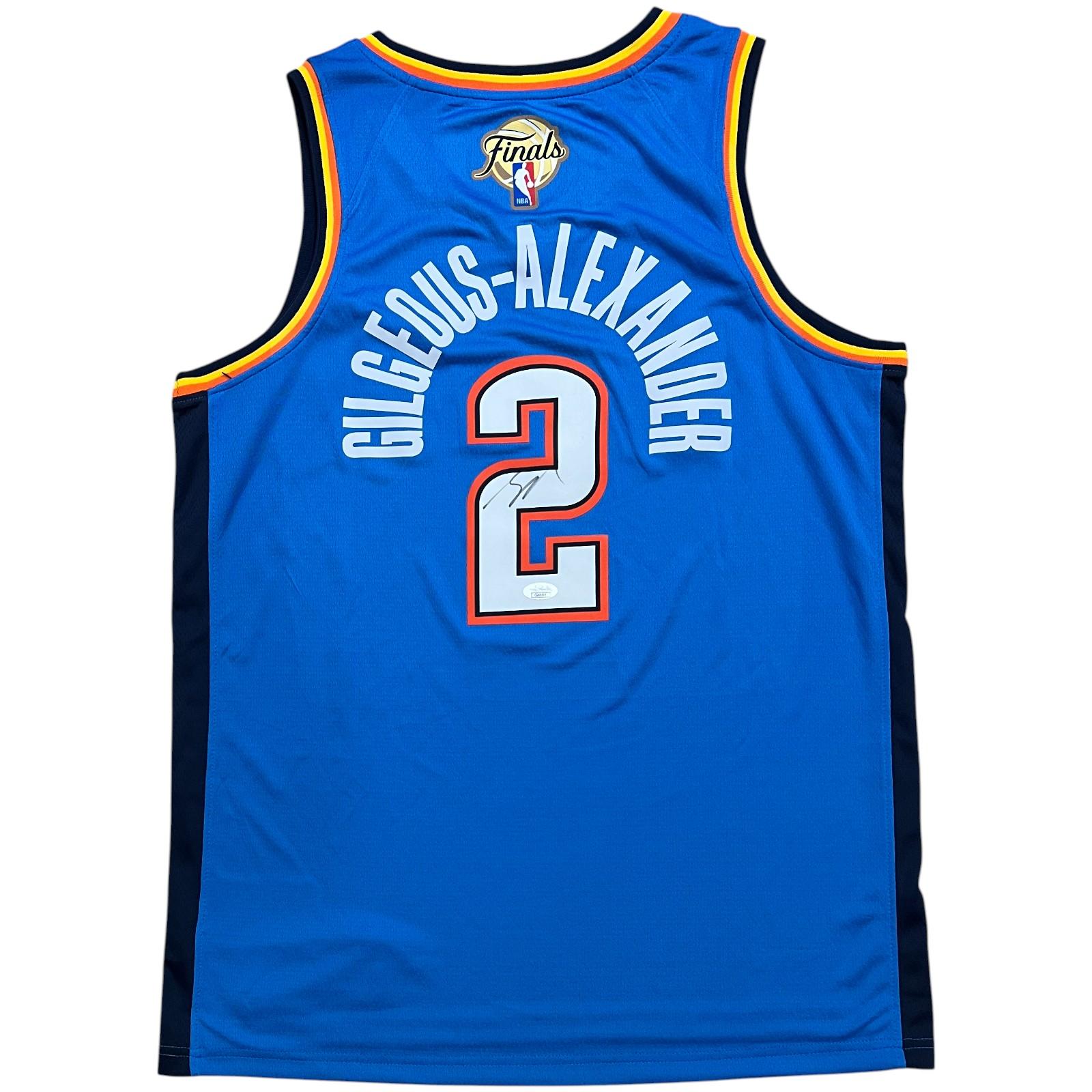 Shai Gilgeous-Alexander Signed Thunder Nike Authentic Jersey (JSA) at PristineAuction.com Shai Gilgeous-Alexander Signed Thunder Nike Authentic Jersey (JSA) at PristineAuction.com