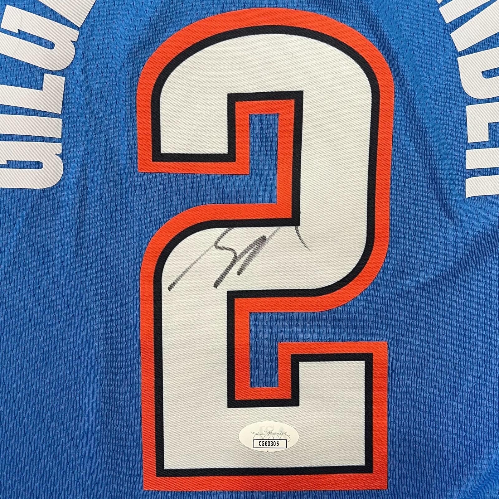 Shai Gilgeous-Alexander Signed Thunder Nike Authentic Jersey (JSA) at PristineAuction.com Shai Gilgeous-Alexander Signed Thunder Nike Authentic Jersey (JSA) at PristineAuction.com