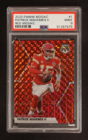 Patrick Mahomes II 2020 Panini Mosaic Mosaic Red #1 (PSA 9) at PristineAuction.com