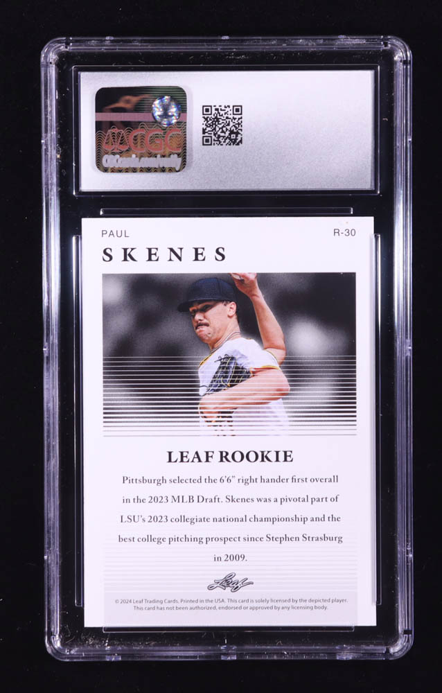 Paul Skenes 2024 Leaf Special Release Rookies #R30 RC (CGC 10) at PristineAuction.com Paul Skenes 2024 Leaf Special Release Rookies #R30 RC (CGC 10) at PristineAuction.com