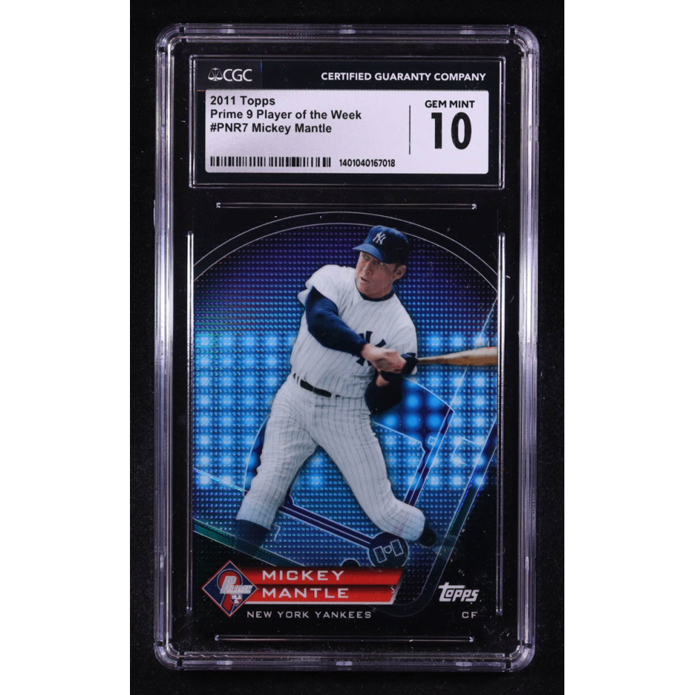 Mickey Mantle 2011 Topps Prime 9 Player Of The Week #PNR7 (CGC 10) at PristineAuction.com