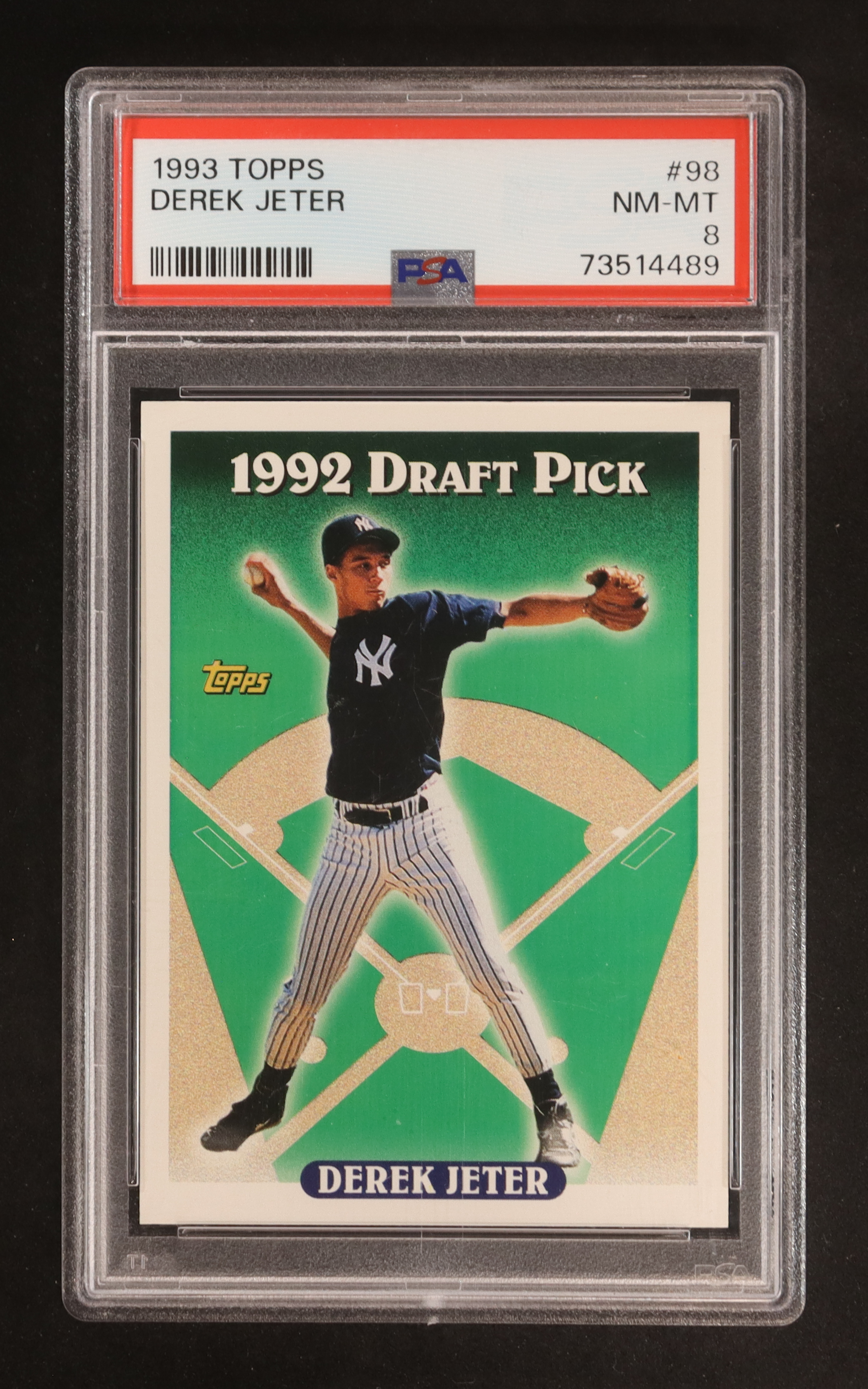 Derek Jeter 1993 Topps #98 RC (PSA 8) at PristineAuction.com Derek Jeter 1993 Topps #98 RC (PSA 8) at PristineAuction.com