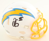 Oronde Gadsden Signed Chargers Speed Mini Helmet (Beckett) at PristineAuction.com